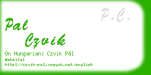 pal czvik business card